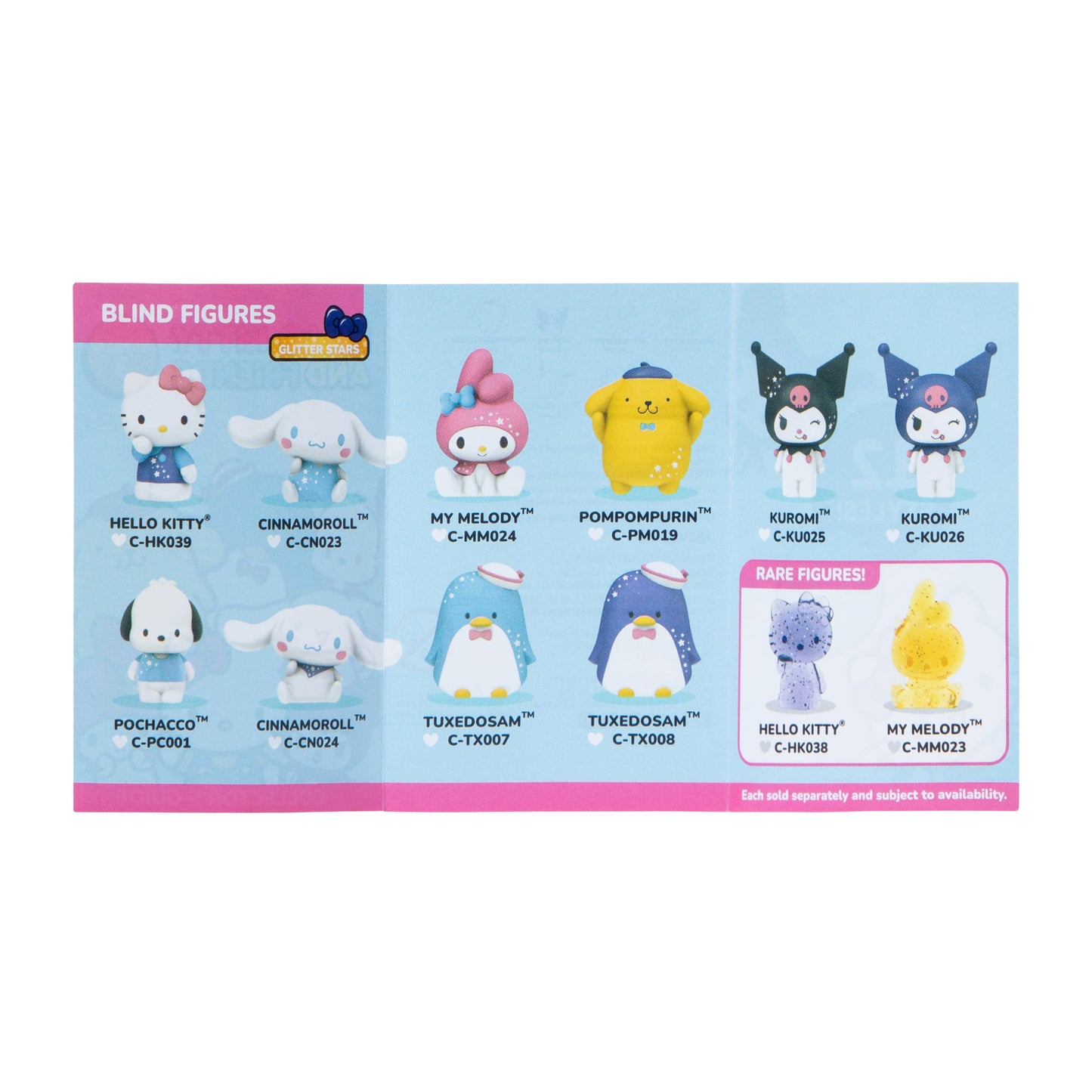 Hello Kitty 2" Blind Box Figurine — Glitter Stars