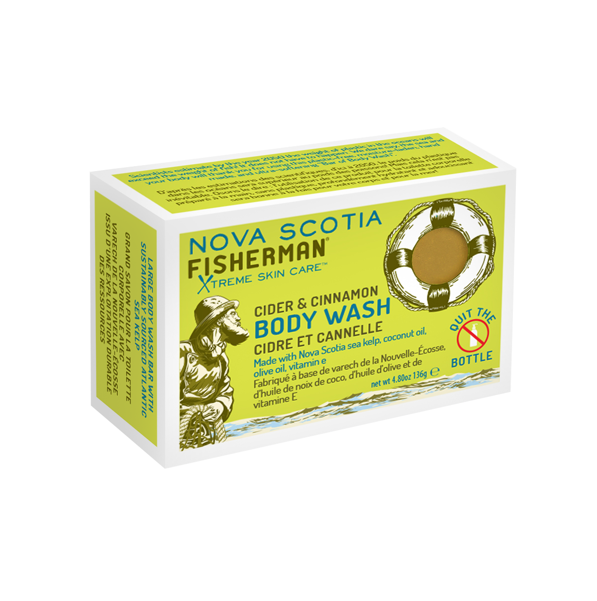Body Wash Bar 136g — Cider & Cinnamon