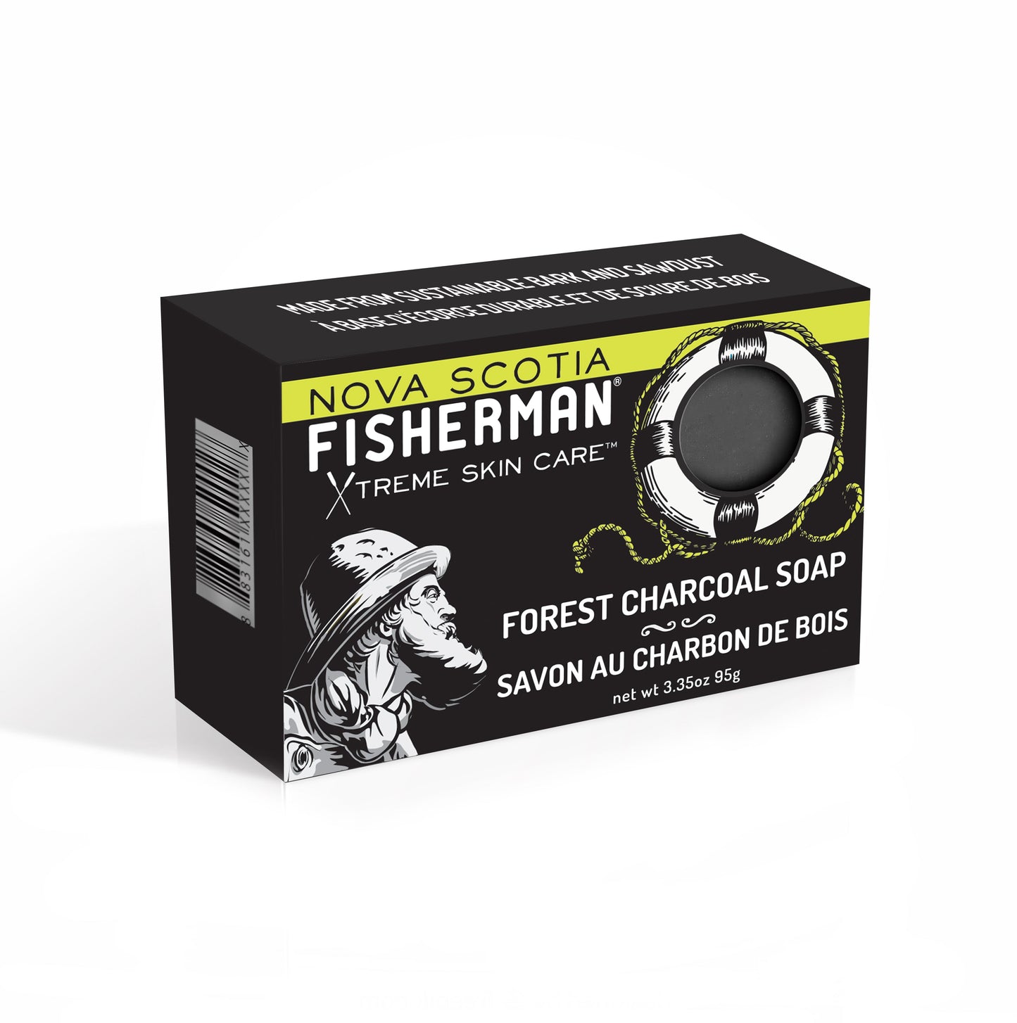 Nova Scotia Fisherman Charcoal Bar Soap