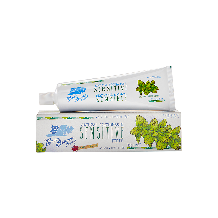 Sensitive Teeth Natural Toothpaste — Green Beaver