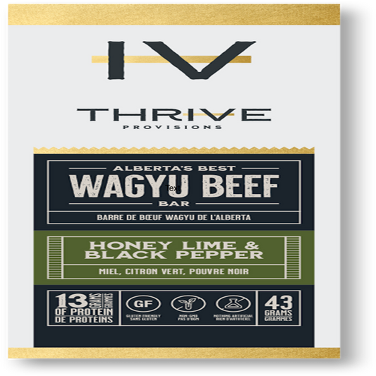 Premium Waygu Beef Bar —  Honey Lime & Black Pepper