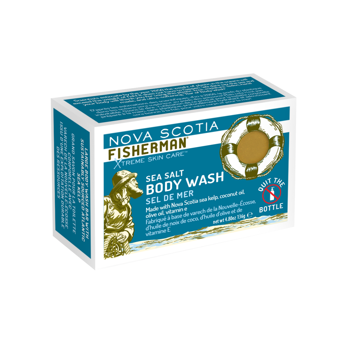 Body Wash Bar 136g — Sea Salt