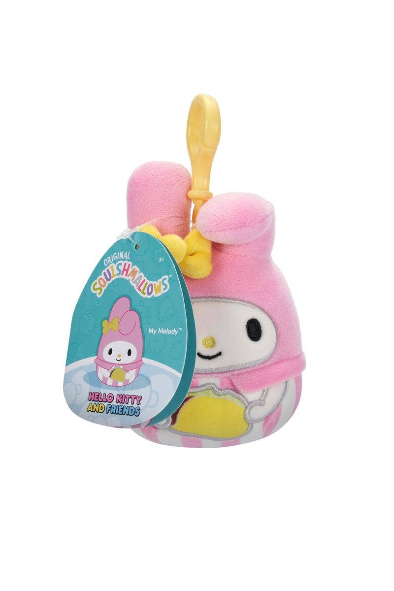 Squishmallows Key Chain — Hello Kitty Food Assorted